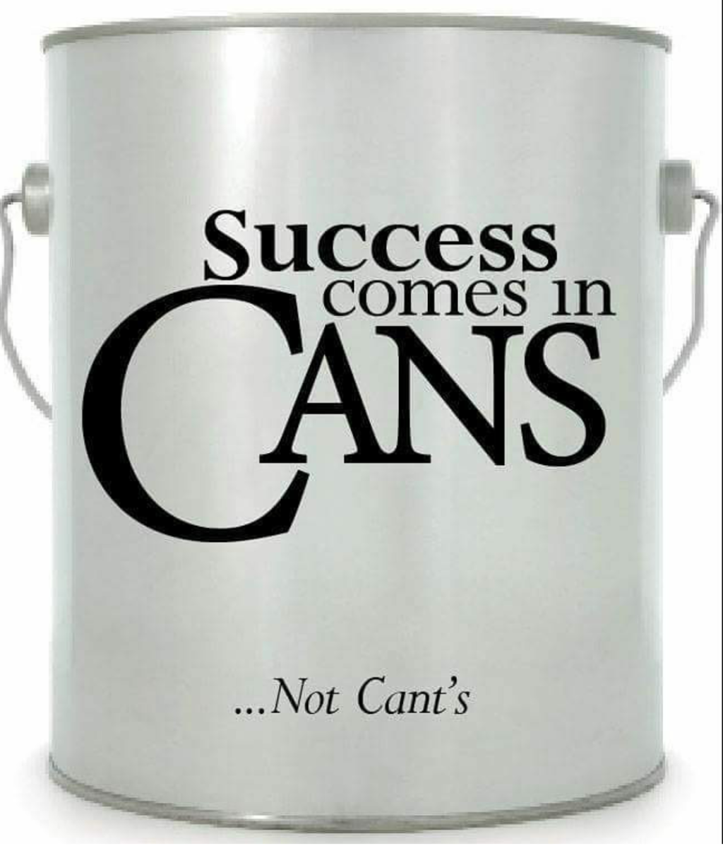 ELEVEN CANS FOR SUCCESS